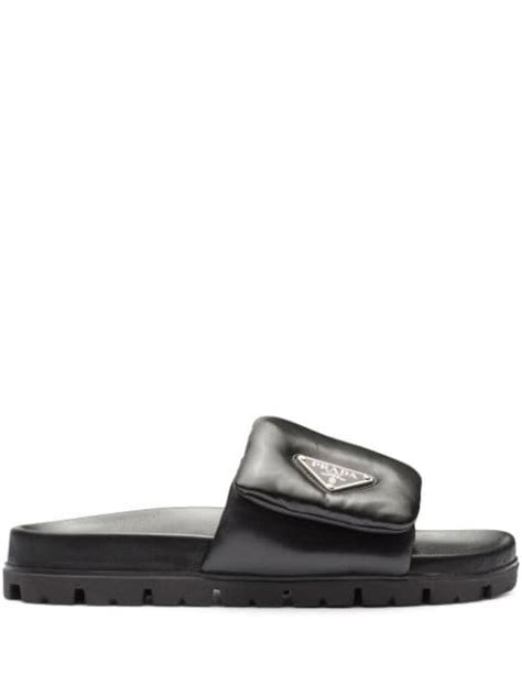 prada flip flops saks|designer Prada slides.